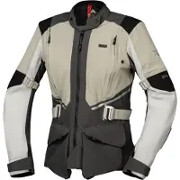 IXS Tourster-STX 1.0 veste textile imperméable pour femme, gris foncé, XL