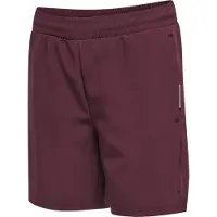 Hummel Pantalon de sport 'Move Grid' gris clair / lie de vin