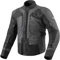 MUGENRACE Autumn blouson textile imperméable pour moto, gris/noir, XL