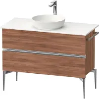 Duravit Sivida Meuble sous-lavabo sur console, 2 tiroirs, poignée profilée chromée, 1045x475x548mm, SV4659010790000