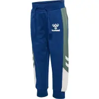 Hummel Pantalon 'Finn' bleu foncé / olive / blanc