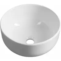 Sapho EMMI lavabo en céramique pour plan de travail Ø 33cm, blanc