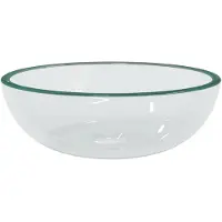 Syfax Lavabo Verre trempé 35x12 cm Transparent
