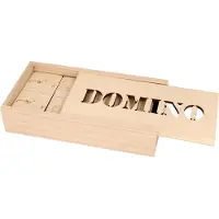 Artémio Jeu de dominos en bois Safari
