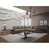 AEA Wohnzimmer Ecksofa L-Form Designer Luxus Garnitur Einrichtung Couchtisch
