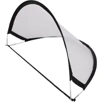 Merco Lot de 2 buts de football pliables Training Pop Up, noir, 1 pièce
