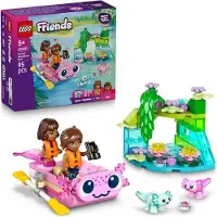 LEGO Friends Le Bateau d'Aventures Axolotl, Jeu de Construction 5 ans, Figurines, Bateau inclus