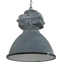 Steinhauer Suspension - gris - Densi - verre métal - Ø 47cm - E27 - 7779GR -