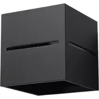 Sollux Applique LOBO noir 1xG9 8W aluminium 10x12x10cm