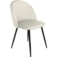 Dmora Achito - Chaise, Blanc Crème, une Chaise