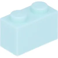 LEGO 50 pièces 3004 Brick 1x2 Part Basic Bricks 50 Clair Aqua
