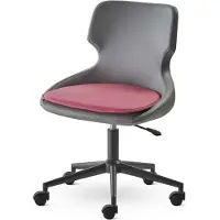 AEA Bürostuhl Schwarz Bordeaux Arbeitszimmer Flur Diele Foyer Modern Büro