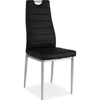 Feldmann-Wohnen Ensemble de 2 chaises de salle à manger et de cuisine H-260, noir