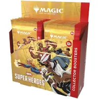 Magic the gathering Magic: The Gathering-marvel Super Heroes Collector 12 Boosters Box English Trading Cards Jaune Enfants