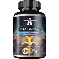 Apollo's Hegemony Z-Balance Q - Zinc + Cooper 16,5mg avec du thé vert (50% EGCG) et de la perle japonaise (98% quercétine) - 180 gélules végétaliennes - 6 mois d'approvisionnement -