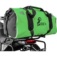 Zieger Porte-bagages compatible avec Yamaha Tracer 7 argent avec sacoche arrière Schnorr en vert