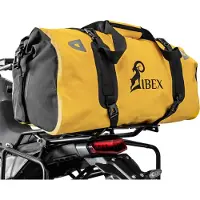 Zieger Porte-bagages compatible avec Yamaha Ténéré 700 noir avec sacoche arrière Schnorr en jaune