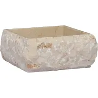 Syfax Lavabo Crème 30x30x13 cm Marbre