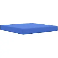 vidaXL Coussin de canapé d'extérieur Bleu royal 80 x 80 x 8 cm