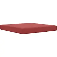 vidaXL Coussin De Canapé D'extérieur Bordeaux 80 X 80 X 8 Cm Polyester