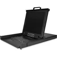 StarTech.com 8-Port Rackmount KVM Console with 17” Display