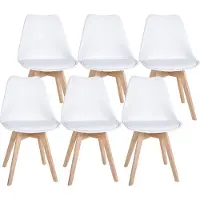 CLP lot de 6 chaises de salle à manger Ramsey