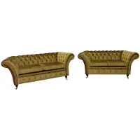 AEA Canapé Chesterfield Coussin Nouveau 3 +2 Places