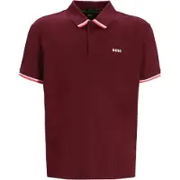 BOSS Paddy Lux Heritage 10270235 Short Sleeve Polo Rouge XL Homme