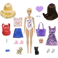 Barbie GPD56 Barbie Color Reveal Ultimate Reveal Poupée parc et cinéma avec 25 surprises et tag-N
