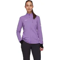 Mammut - Polaire légère de randonnée - Taiss Light ML Jacket Women Lavandin Black pour Femme - Taille L - Violet