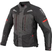 Büse Monterey blouson textile imperméable pour femme, noir/gris, 44