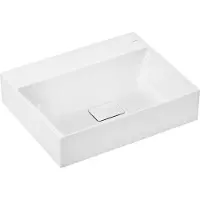 Hansgrohe Xelovos E lavabo, sans trop-plein, 600x480mm, SmartClean, poli, avec garniture découlemen (480 mm, 600 mm)