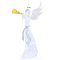 Coast Ange de Noël illuminé pour l'intérieur et l'extérieur - Blanc chaud et froid - 100 LED - IP44 - 88 x 58 x 156 cm