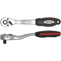 YATO Clé à cliquet courbée, 1/2", 72 dents