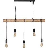 LEDKIA Suspension Métal Et Bois Yagis 160 Mm