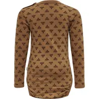 Hummel Bambo Long Sleeve Body Marron 80 cm Enfants