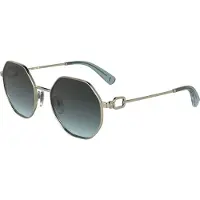 Longchamp Lunettes de Soleil LO179S 52/20/140 Gold/gradient blue Metal WOMAN LO179S