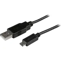 StarTech.com .com Câble de charge / synchronisation Micro USB longue de 3 m - USB 2.0 A vers Micro B - M/M - Noir - 0,25 mm²