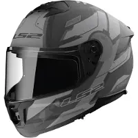 LS2 Ff808 Stream Ii Shadow Full Face Helmet Noir,Gris S