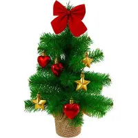 Northio Sapin de Noël artificiel 45 cm - Compact, réaliste et décoré