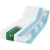 Dreamstar Matelas à ressorts ensachés 180x200 cm | 17 cm | Fermeté H2/H3 | 7 zones | Ergo Flex TFK Duo