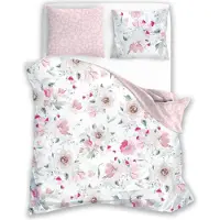 Faro Linge de lit, satin de coton Milagro 200x220cm 003 fleurs