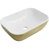 Mexen Lavabo RITA structure or blanc 45 cm