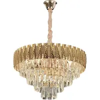 Toolight Lampe Suspendue G059-CP 50cm Gold