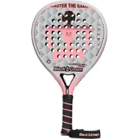 Black Crown Hurricane Pro 2.0 Woman Padel Racket Argenté Femme