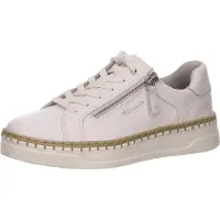 Tamaris chaussures basses à lacets en blanc/blanc combiné, taille 38