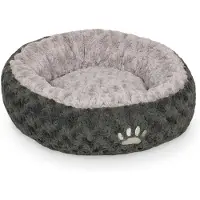 Nobby Donut "SEOLI" Ø 45 cm gris foncé / gris clair
