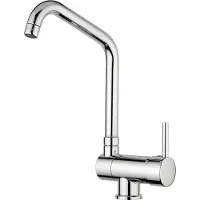 BEITZ & Walz AQVAKITCHEN Spültisch Ehm. Hebel seitlich m. kippbaren Ausl. chrom