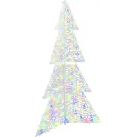 Syfax Sapin de Noël avec 240 LED Multicolore 180 cm Acrylique