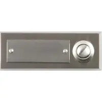 Unitec Elektro bouton-poussoir de sonnette uniTEC en zinc moulé 1 fois